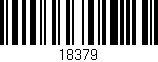 Código de barras (EAN, GTIN, SKU, ISBN): '18379'