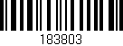 Código de barras (EAN, GTIN, SKU, ISBN): '183803'