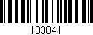 Código de barras (EAN, GTIN, SKU, ISBN): '183841'