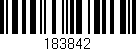 Código de barras (EAN, GTIN, SKU, ISBN): '183842'