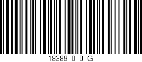 Código de barras (EAN, GTIN, SKU, ISBN): '18389_0_0_G'