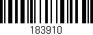 Código de barras (EAN, GTIN, SKU, ISBN): '183910'