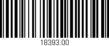 Código de barras (EAN, GTIN, SKU, ISBN): '18393.00'