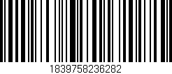 Código de barras (EAN, GTIN, SKU, ISBN): '1839758236282'