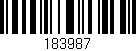 Código de barras (EAN, GTIN, SKU, ISBN): '183987'