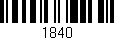 Código de barras (EAN, GTIN, SKU, ISBN): '1840'