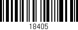 Código de barras (EAN, GTIN, SKU, ISBN): '18405'