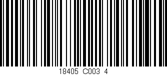 Código de barras (EAN, GTIN, SKU, ISBN): '18405_C003_4'