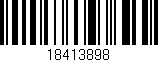 Código de barras (EAN, GTIN, SKU, ISBN): '18413898'