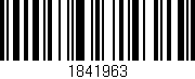 Código de barras (EAN, GTIN, SKU, ISBN): '1841963'