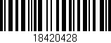 Código de barras (EAN, GTIN, SKU, ISBN): '18420428'