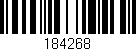 Código de barras (EAN, GTIN, SKU, ISBN): '184268'