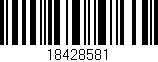 Código de barras (EAN, GTIN, SKU, ISBN): '18428581'