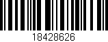 Código de barras (EAN, GTIN, SKU, ISBN): '18428626'