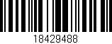 Código de barras (EAN, GTIN, SKU, ISBN): '18429488'