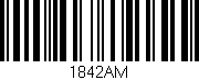 Código de barras (EAN, GTIN, SKU, ISBN): '1842AM'