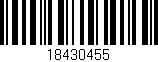 Código de barras (EAN, GTIN, SKU, ISBN): '18430455'