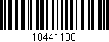 Código de barras (EAN, GTIN, SKU, ISBN): '18441100'