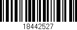 Código de barras (EAN, GTIN, SKU, ISBN): '18442527'