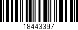 Código de barras (EAN, GTIN, SKU, ISBN): '18443397'