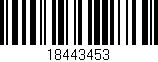 Código de barras (EAN, GTIN, SKU, ISBN): '18443453'