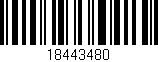 Código de barras (EAN, GTIN, SKU, ISBN): '18443480'