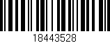 Código de barras (EAN, GTIN, SKU, ISBN): '18443528'