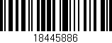 Código de barras (EAN, GTIN, SKU, ISBN): '18445886'