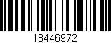 Código de barras (EAN, GTIN, SKU, ISBN): '18446972'