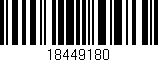 Código de barras (EAN, GTIN, SKU, ISBN): '18449180'