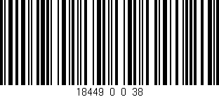 Código de barras (EAN, GTIN, SKU, ISBN): '18449_0_0_38'