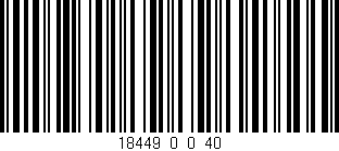 Código de barras (EAN, GTIN, SKU, ISBN): '18449_0_0_40'