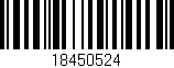 Código de barras (EAN, GTIN, SKU, ISBN): '18450524'