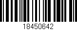 Código de barras (EAN, GTIN, SKU, ISBN): '18450642'