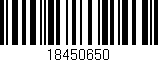 Código de barras (EAN, GTIN, SKU, ISBN): '18450650'