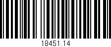 Código de barras (EAN, GTIN, SKU, ISBN): '18451.14'