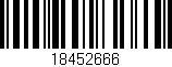 Código de barras (EAN, GTIN, SKU, ISBN): '18452666'