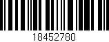 Código de barras (EAN, GTIN, SKU, ISBN): '18452780'