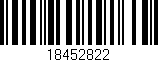 Código de barras (EAN, GTIN, SKU, ISBN): '18452822'