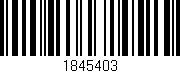 Código de barras (EAN, GTIN, SKU, ISBN): '1845403'