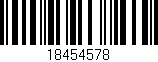 Código de barras (EAN, GTIN, SKU, ISBN): '18454578'