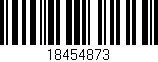 Código de barras (EAN, GTIN, SKU, ISBN): '18454873'