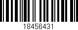Código de barras (EAN, GTIN, SKU, ISBN): '18456431'
