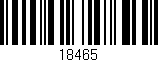 Código de barras (EAN, GTIN, SKU, ISBN): '18465'