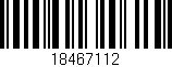 Código de barras (EAN, GTIN, SKU, ISBN): '18467112'
