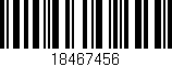 Código de barras (EAN, GTIN, SKU, ISBN): '18467456'