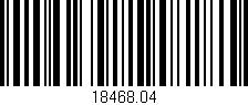 Código de barras (EAN, GTIN, SKU, ISBN): '18468.04'