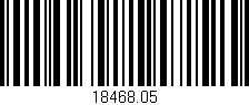 Código de barras (EAN, GTIN, SKU, ISBN): '18468.05'