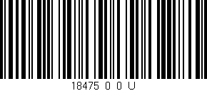 Código de barras (EAN, GTIN, SKU, ISBN): '18475_0_0_U'