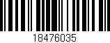 Código de barras (EAN, GTIN, SKU, ISBN): '18476035'